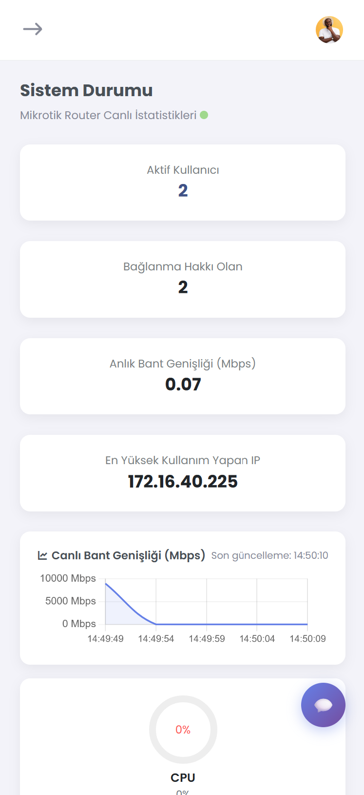 ZSPOT Mobil Admin Paneli